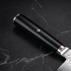 Kohaku Santoku All-Purpose Knife - handle