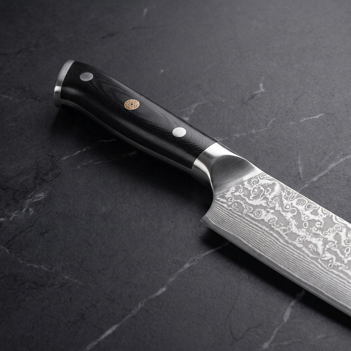 Kurenai Kiritsuke Chef-Slicer Knife - handle