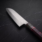 Kirameki Santoku All-Purpose Knife - macro