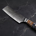 Seiryu Nakiri Vegetable Knife - macro