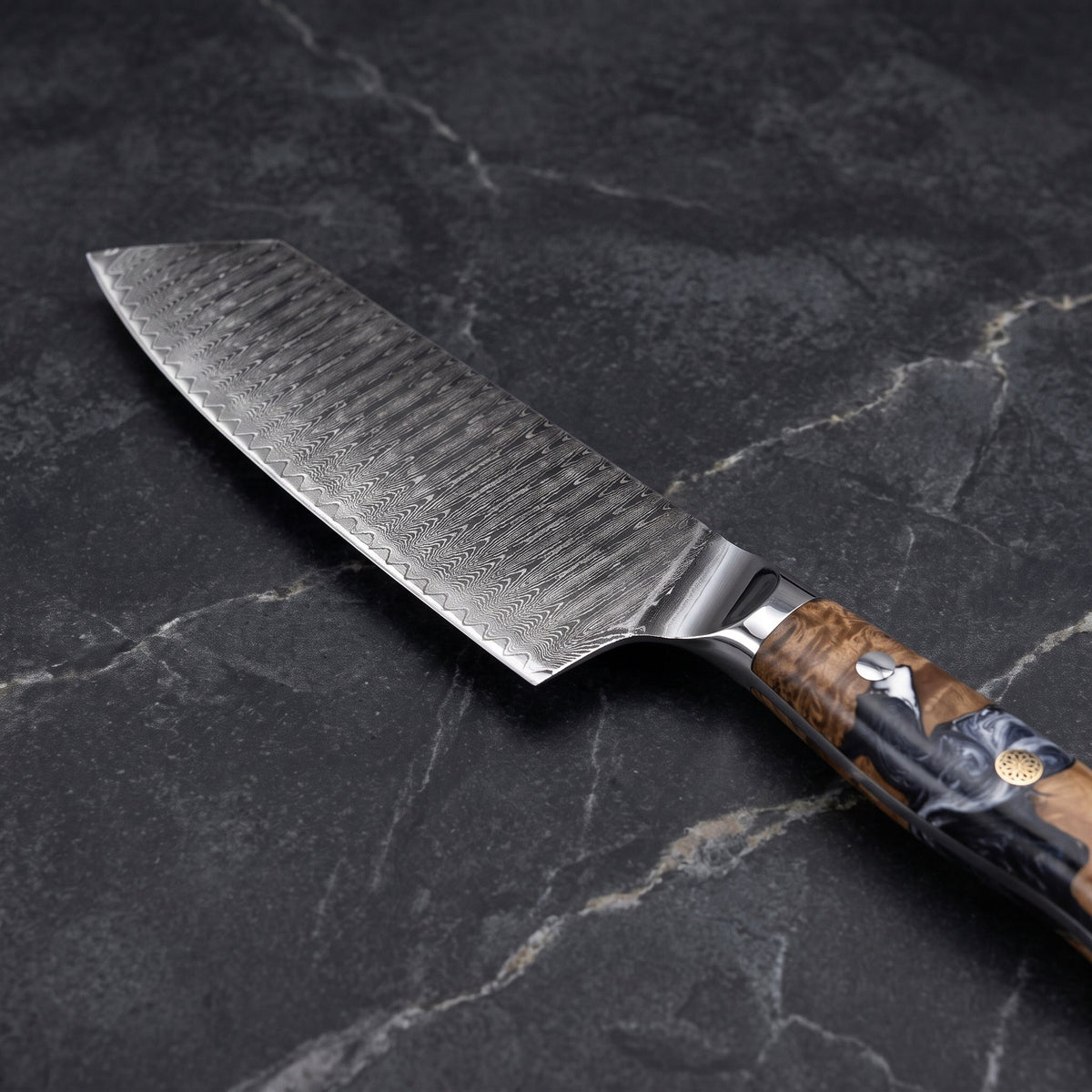 Seiryu Kiritsuke Chef-Slicer Knife - macro