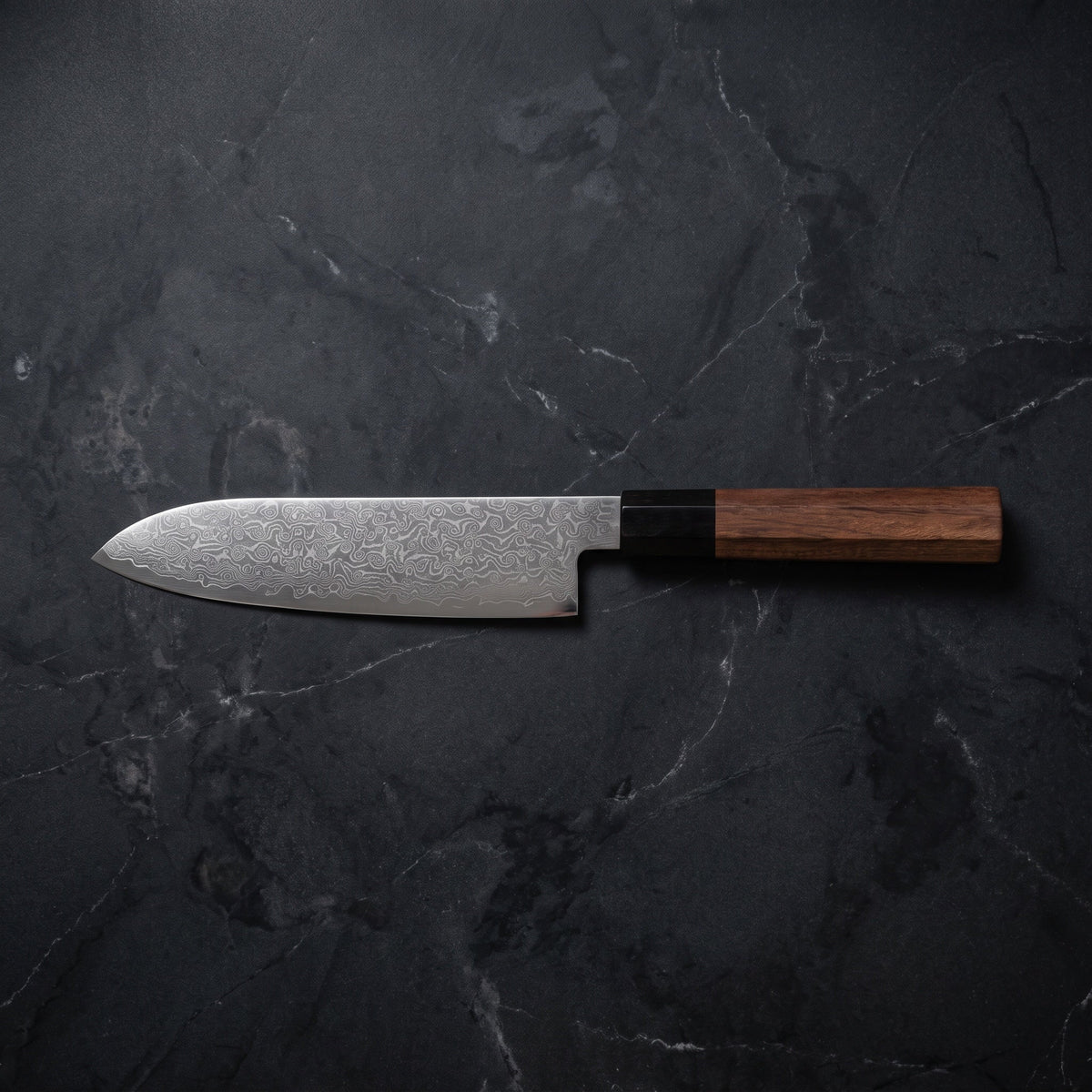 Kodama Santoku All-Purpose Knife - side