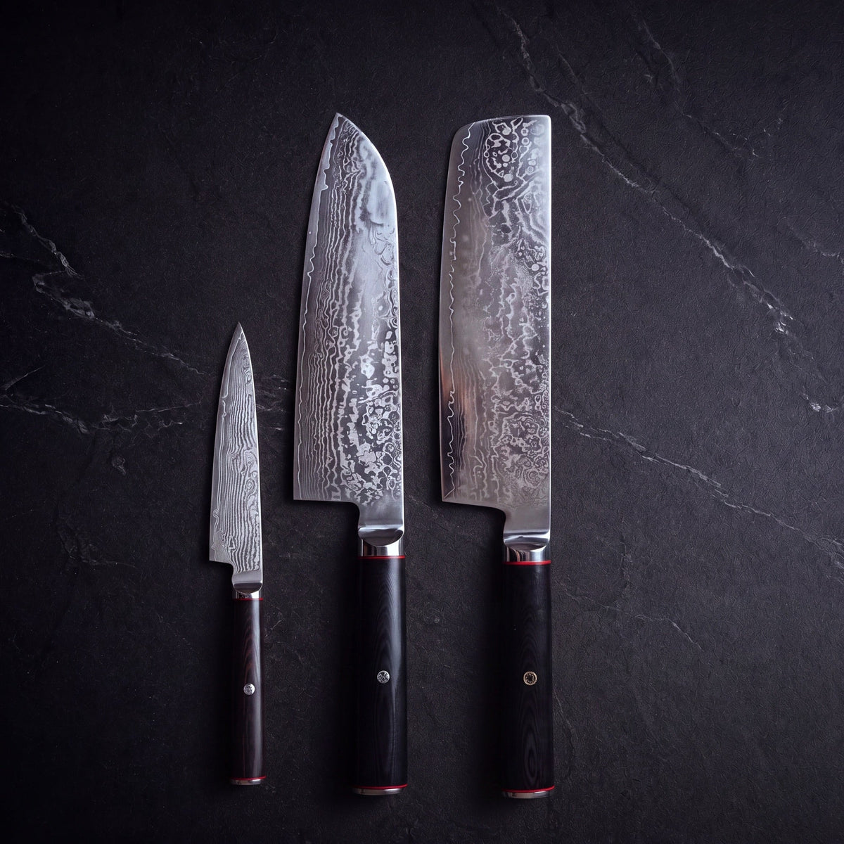 Kohaku Knife Trio (Petty, Nakiri & Santoku) · hero