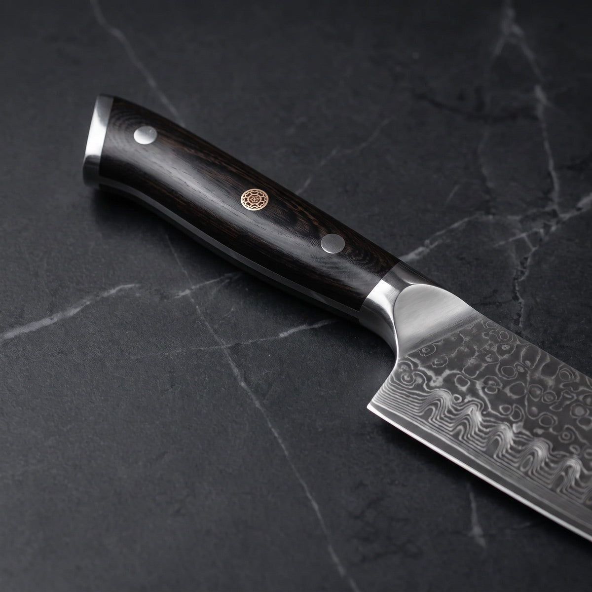 Oboro Santoku All-Purpose Knife – handle